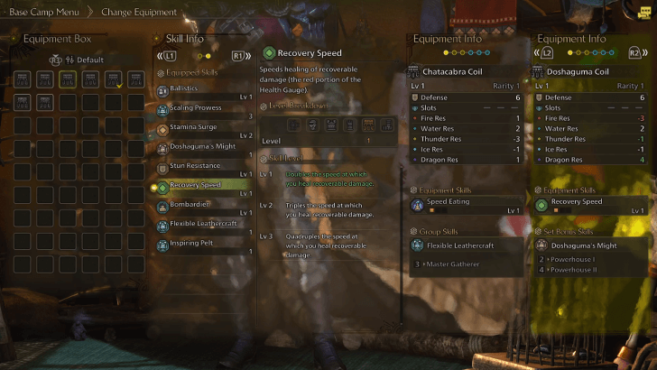 Equip Gear That Enhance HP