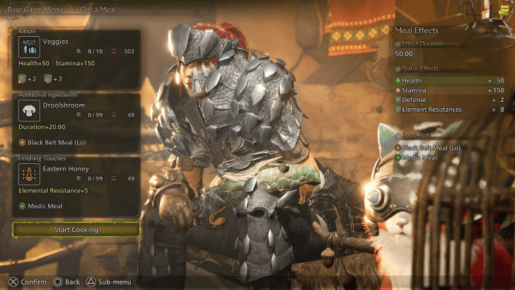 Eat Meals Before Exploration