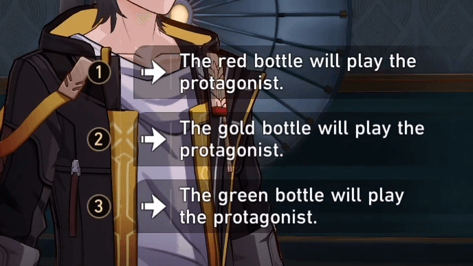 HSR Adios Bottle Achievement - Choose the Protagonist