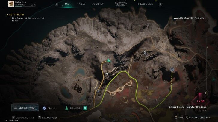 Once Human - Morphic Crate Location Ember Strand Map