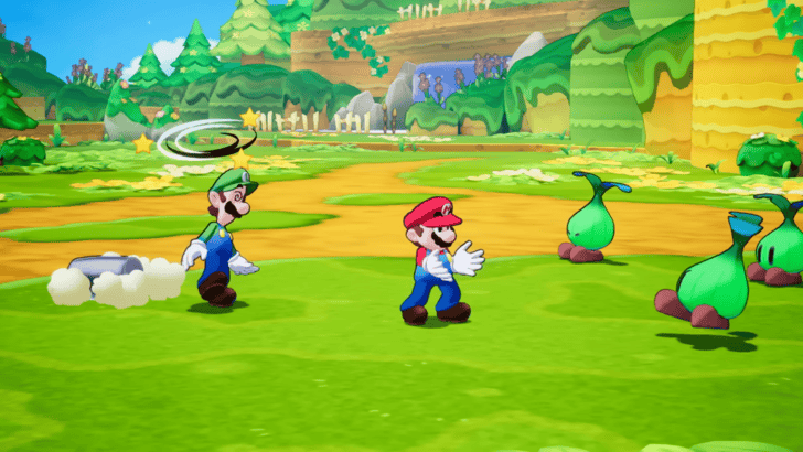 Mario & Luigi Brothership Flee When the Going Gets Tough