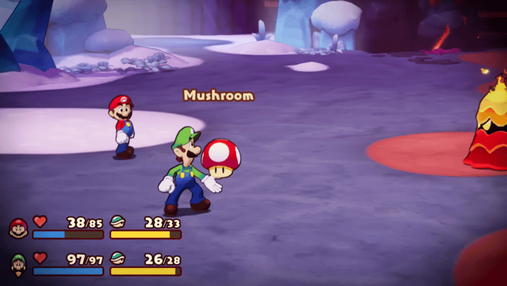 Mario & Luigi Brothership Use Defensive Battle Plugs