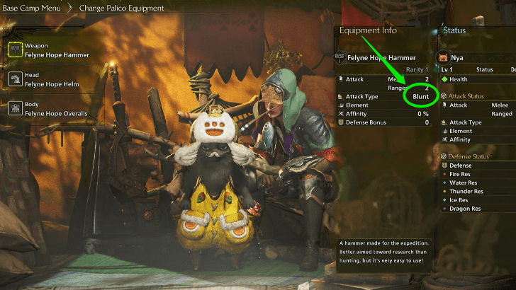 Palicos with Blunt Weapons Monster Hunter Wilds