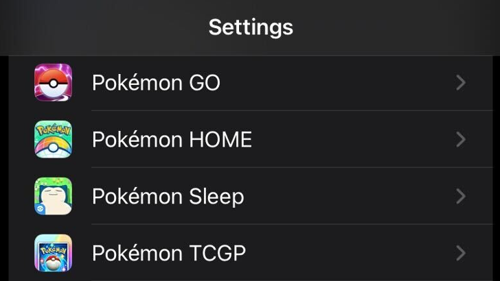 Pokemon TCG Pocket - iOS Settings