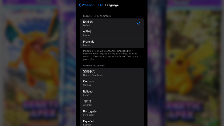 Pokemon TCG Pocket - TCG Pocket Languages