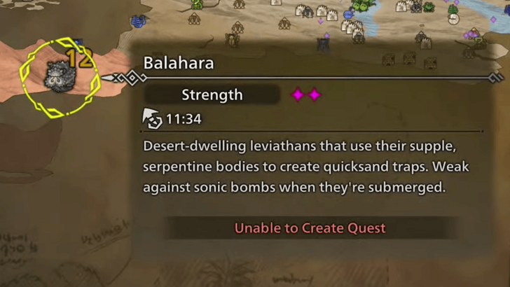 MH Wilds - Unable to Create Quest