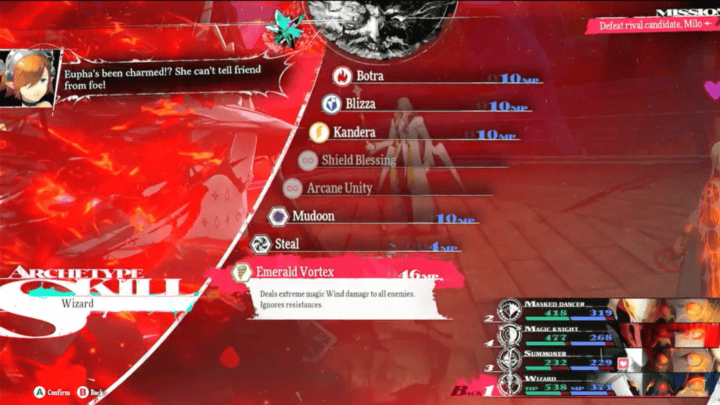 Metaphor ReFantazio - Milo the Adonis - Tip 2