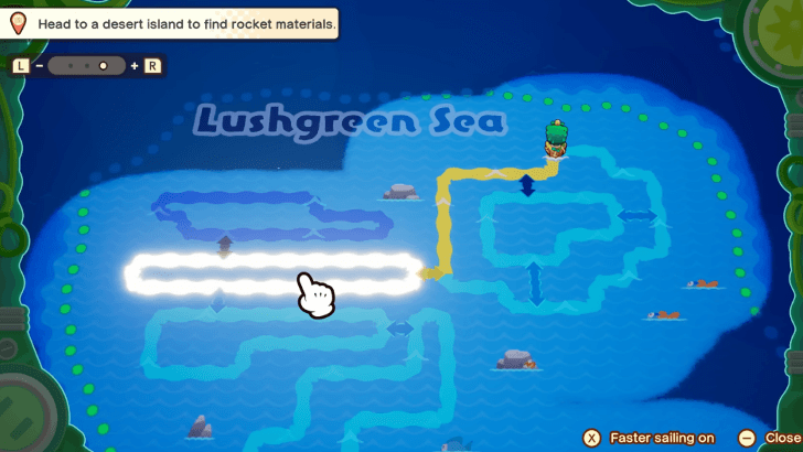 Select a Current from the Ocean Map
