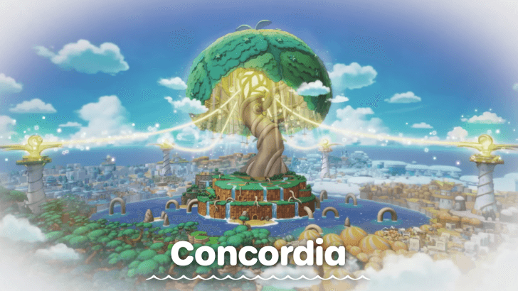 Concordia with all the islands linked