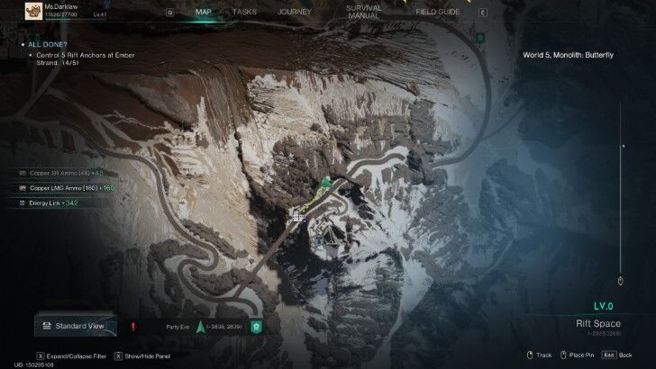 Once Human Firedust Monolith Danger Zone Weapon Crate Map