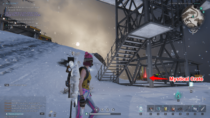 Once Human - Mystical Crate Location Ember Strand