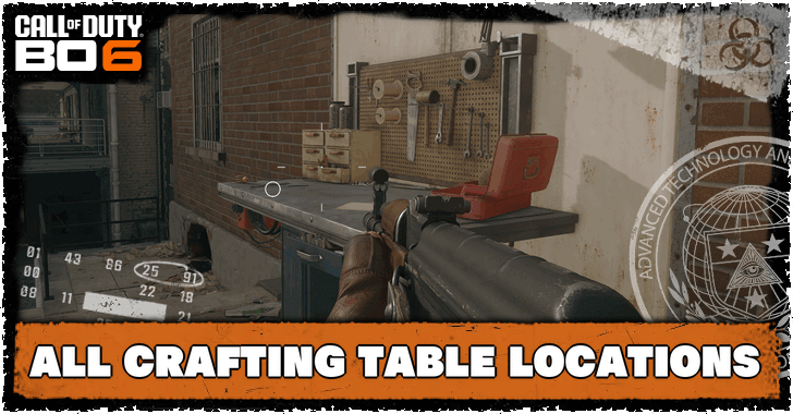 Black Ops 6 - All Crafting Table Locations