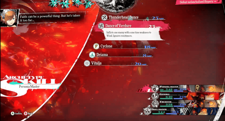 Metaphor ReFantazio - Persona Master Skills