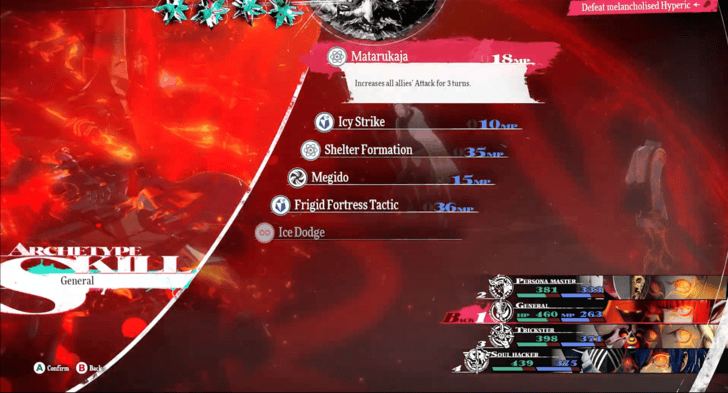 Metaphor ReFantazio - Buff and Debuff Hyperic