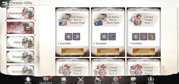 Part 2 Premium Packs