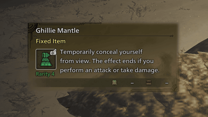 MH Wilds - Ghillie Mantle