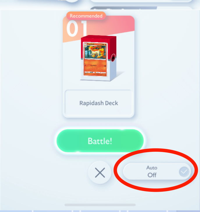 Auto-Battle Button Before Battle - Pokemon TCG Pocket (1)