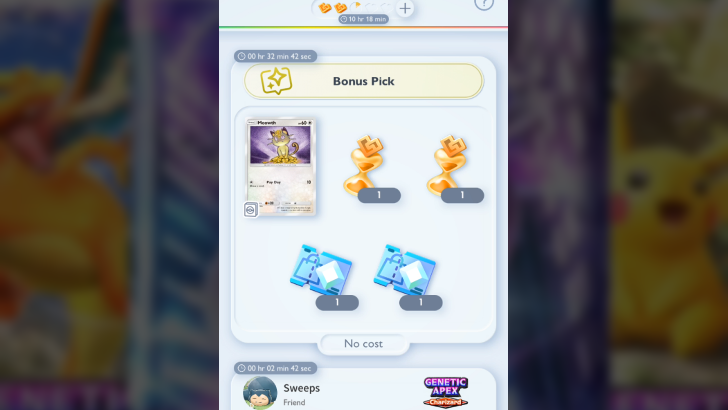 Pokemon TCG Pocket - Bonus Pick