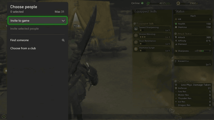 MH Wilds - Invite Friend XBOX