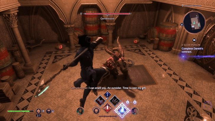 Defeat the Qamekmaster