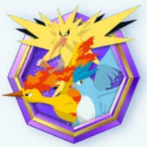 Pokemon TCG Pocket - Moltres, Zapdos, and Articuno Emblem 