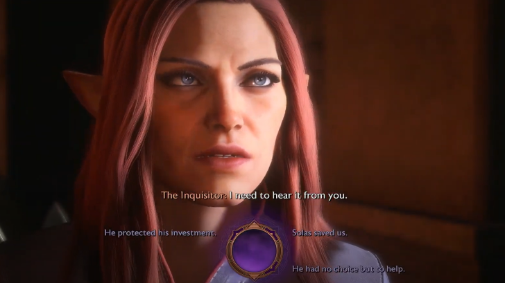 Legacies and Legends - Tell The Inquisitor About Solas