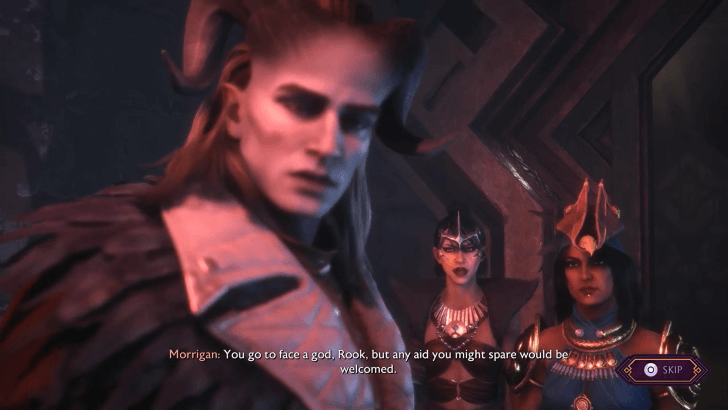 Morrigan Asking for Aid