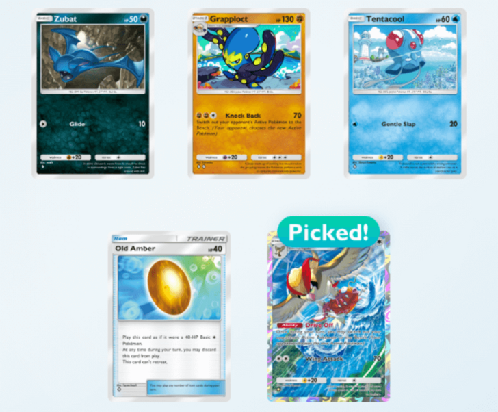 Picked the Special Full Illustration Pidgeot in Wonder Pick