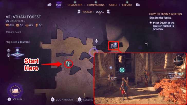 How to Train a Griffon - Explore the Forest