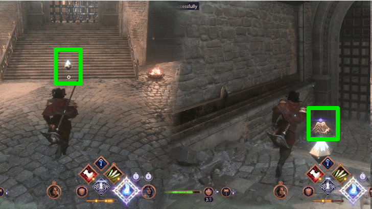 Activate the Left Crystal Holder