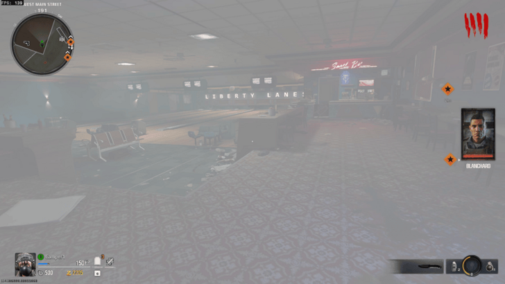 White and Foggy Screen Water Valve Fail