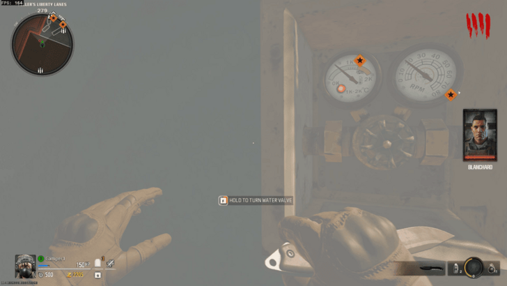 Turning the Water Valve While Blurry