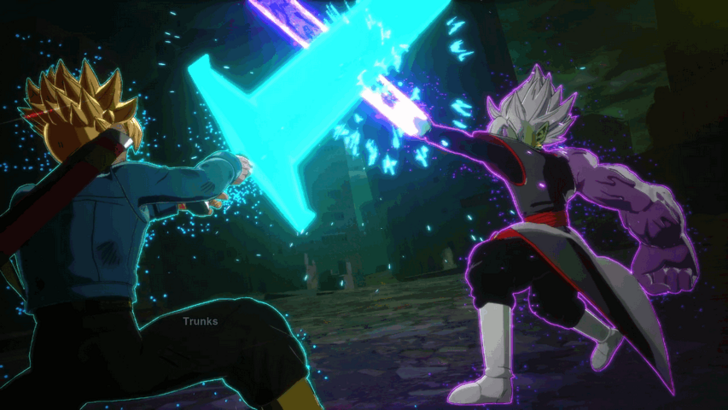 Dragon Ball Sparking Zero Trunks vs Fused Zamasu