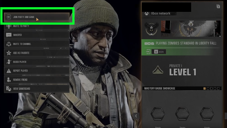 Rejoining a Party and Game