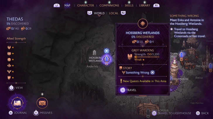 Hossberg Wetlands World Map