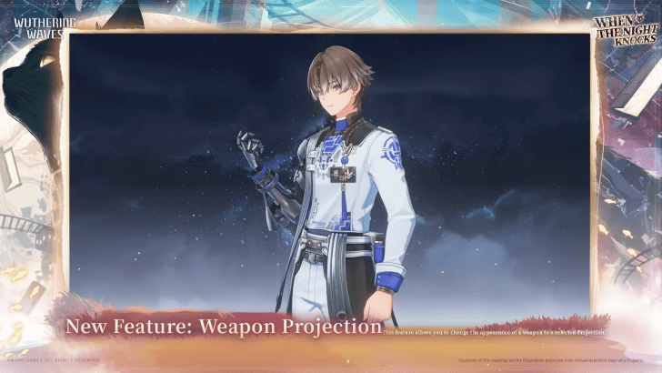 WuWa - Transparent Weapon Projection