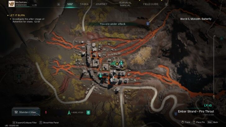 Once Human - Scenic Viewpoint Location Ember Strand Map