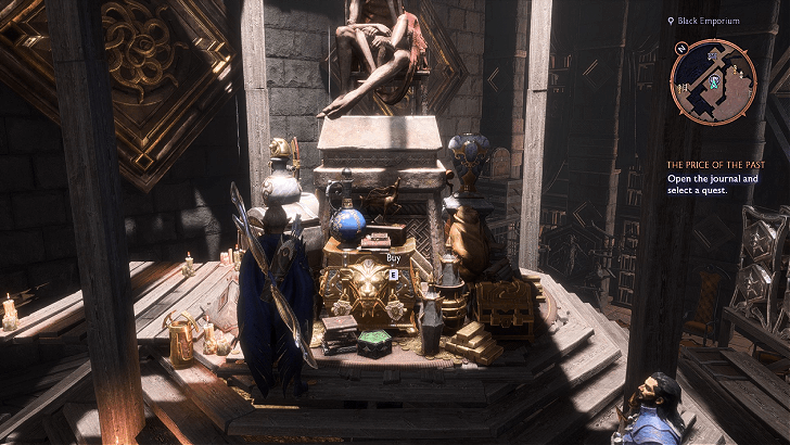 Buy Items at the Black Emporium