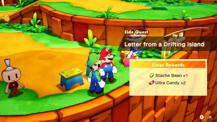 MLB SQ Title Screen Letter from a Drifting Island