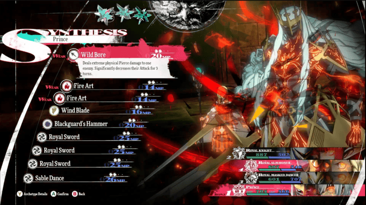 Metaphor ReFantazio - Use Pierce and Strike