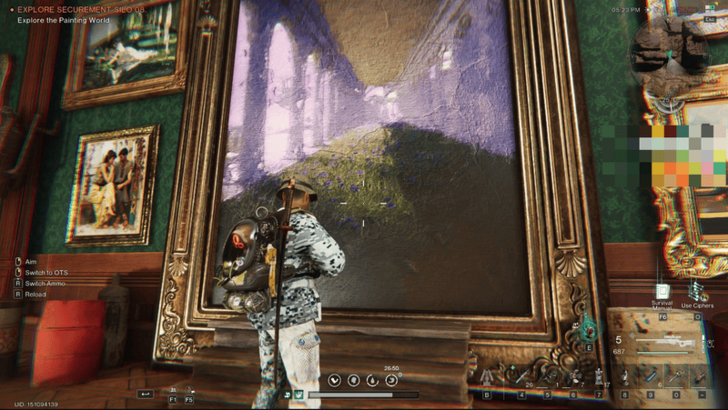 Once Human - Securement Silo 08 Interact with the Painting