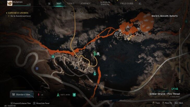 Once Human - Puzzle Crate Location Ember Strand Map