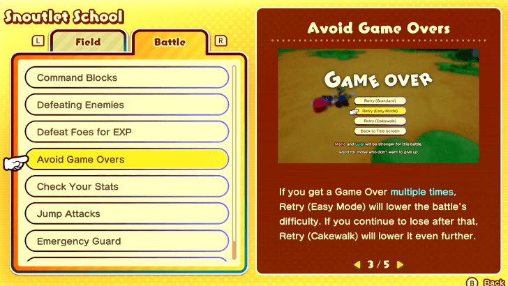 Snoutlet School Avoid Game Overs