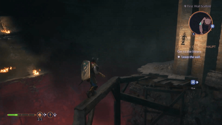 Across Towards the Library