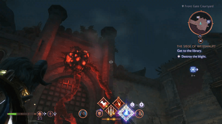 Front Gate Courtyard High Blight Boil