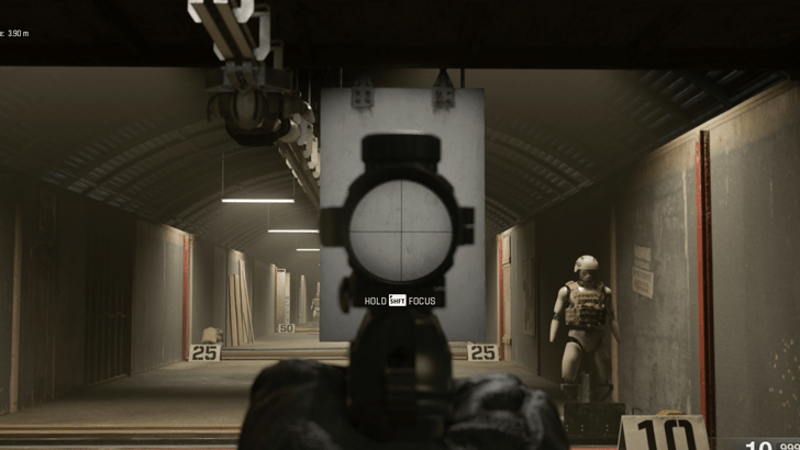 Kepler Pistol Scope ADS View