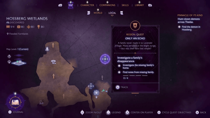 DAV - Only An Echo - Flooded Farmlands Map Location