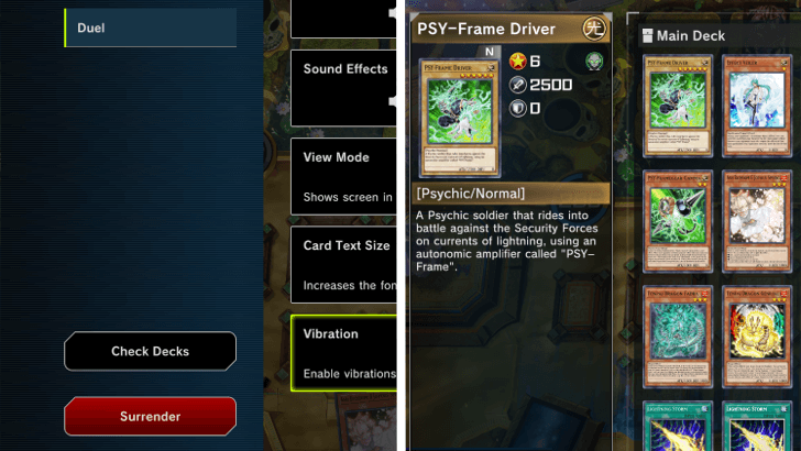 Master Duel - Checking Your Deck in Duels