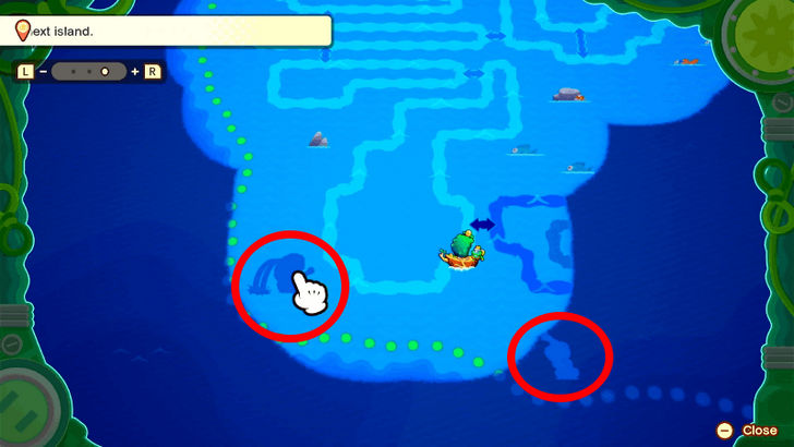 Find the Silhouette on the Ocean Map