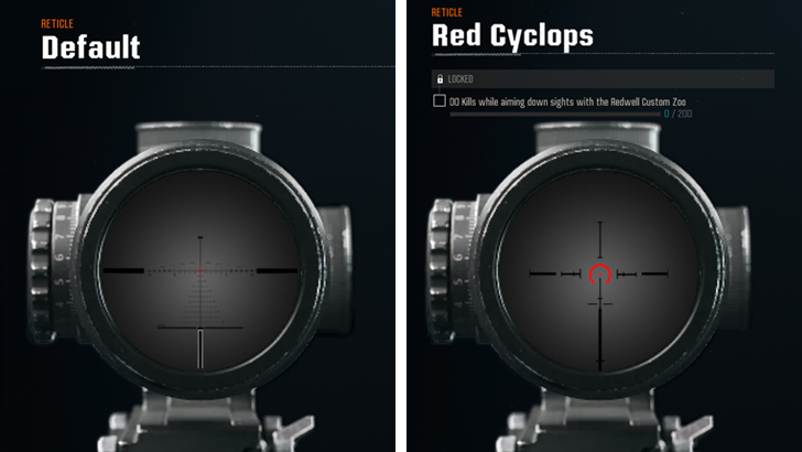 How to Change Reticles